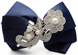 Заколка-автомат PU0331 синий