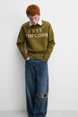 TEXT SWEATER X HARRY LAMBERT - Zara фото 6