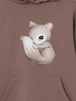 КР 302165/капучино 1312 к662 джемпер (худи) для дев