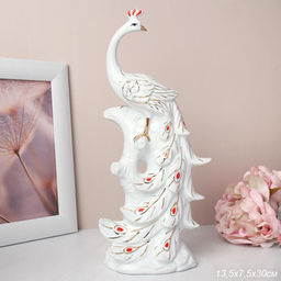 Статуэтка Павлин 29 см / B1881 /уп 24/