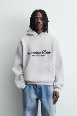 COMBINED SLOGAN SWEATSHIRT - Zara фото 10