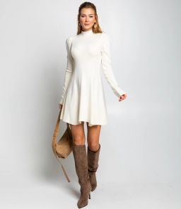 Платье #КТ04227, кремовый