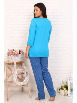 Пижама 1058-П (брюки) (кулирка) - Cool look фото 3