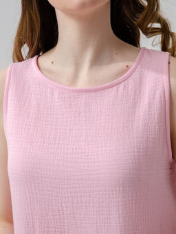 Женское платье муслин розовое 2319 (8)