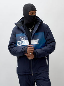 Горнолыжный костюм мужской зимний темно-синего цвета 370TS - Leifensh фото 14