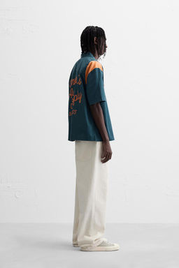 COLOUR BLOCK PATCH SHIRT - Zara фото 5