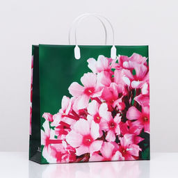 Цена за 10 шт. Пакет Весенняя сирень, мягкий пластик, 30?30 см, 120 мкм