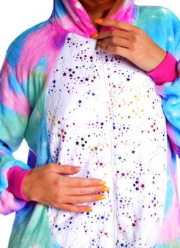 Пижама кигуруми Единорог с блестками