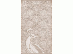 6с103.512ж2 Павлин (лён3) Полотенце махровое 50х90см