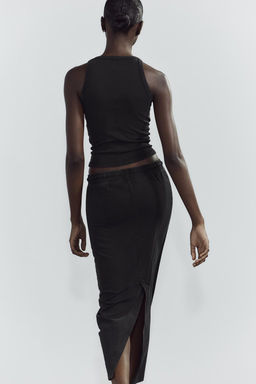 FADED-EFFECT HALTER TOP - Zara фото 11