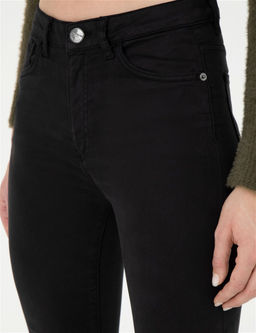 Siyah Skinny Fit Kanvas Pantolon - Pierre cardin фото 6