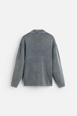 WASHED KNIT POLO SHIRT - Zara фото 8