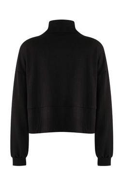 Siyah Fermuarl? Spor Orme Sweatshirt THMAW26SW00005
