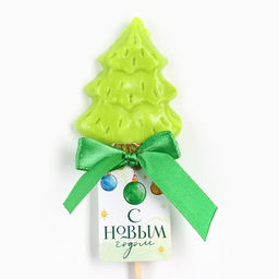 Цена за 2 шт. Леденец на палочке С новым годом, вкус гуава, 15 г - Фабрика счастья фото 4