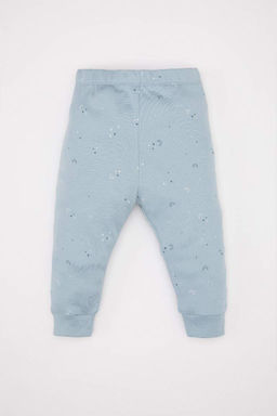 Пижамный комплект с длинными рукавами и принтом для маленьких мальчиков - Defacto фото 2