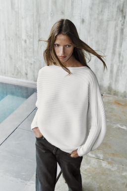 VOLUME TEXTURED KNIT JUMPER - Zara фото 11