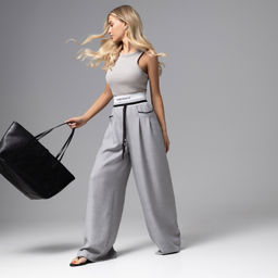 Брюки на широкой резинке, Красота в движении - Charutti фото 2