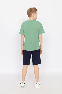 CRB wear/ CSJB 90248-37-404 Комплект для мальчика (футболка, шорты),зеленый/Ex.Cherubino  фото 11