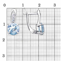 СЕРЬГИ 33110162ДТг - Красная пресня фото 2