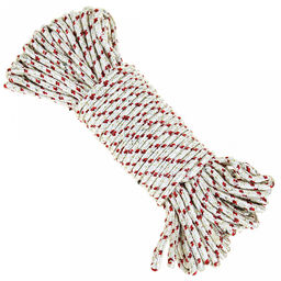 Шнур бытовой плетенный 20м д5мм, ПВХ, цвета микс, в п/эт пакете (Китай)