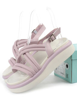 08-PEL270-5 VIOLET Босоножки женские (натуральная кожа)