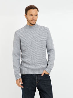 водолазка мужская с добавлением шерсти - Glenfield фото 3