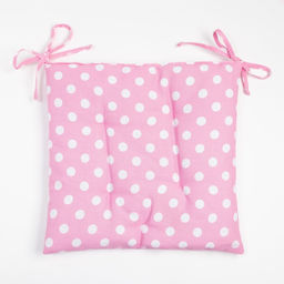 Сидушка на стул Доляна Капкейк (вид 2) 42х42х7см, 100% хлопок, 165 г/м2  фото 2