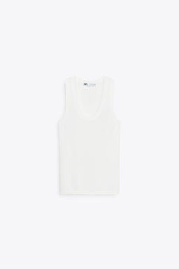 BASIC PLAIN KNIT TOP - Zara фото 17