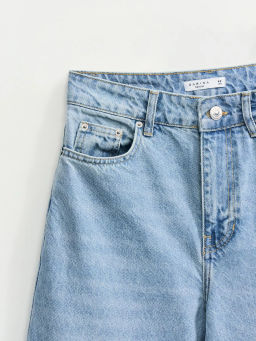 Джинсы wide leg с высокой посадкой / Zarina  фото 8