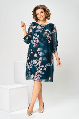 Платье Romanovich Style 1-2792 бежевые цветы фото 6