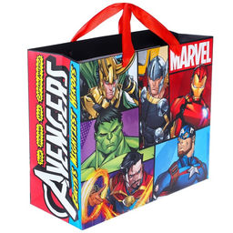 Цена за 2 шт. Пакет подарочный «Железный человек», 23×27×11.5 см, упаковка, Мстители