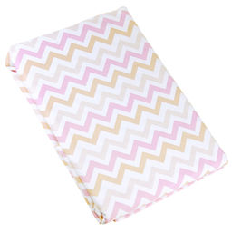 Зигзаг, розовый Скатерть 240х145см, длина стола до 200см, на 10-12 персон, хлопок Премиум 186г/м2, Домашняя мода (Россия)  фото 3