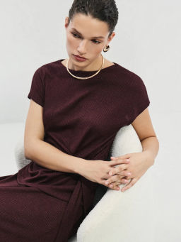 Топ с декоративным узлом и люрексом / Zarina фото 3