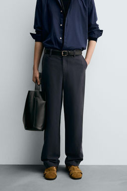 STRAIGHT-LEG FLOWING TROUSERS - Zara фото 2