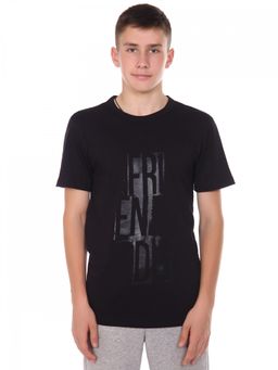 МТ0396-1 Футболка мужская кулирка черный - АстраТекстиль фото 2