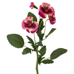 Цветок искусственный "Фиалка", L11 W8 H38 см