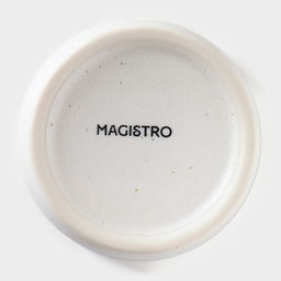Соусник Magistro Slate, 70 мл, фарфор, белый