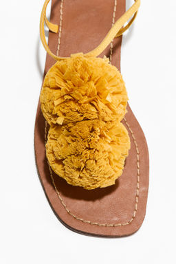 Sandalias de tiras con aplicaciones - H&m фото 5