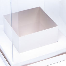 Коробка для цветов с вазой и PVC окнами, складная, 16?23?16 см, белый - UPAK LAND фото 4