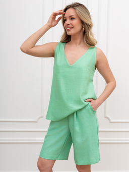 Блузка (топ) Сибелла-4 из вискозы со льном - Виотекс фото 54