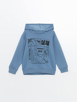 Kap??onlu Erkek ?ocuk Sweatshirt