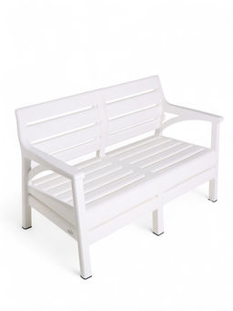 Набор садовой мебели «Евпатория»: 2 кресла, стол, двухместный диван, белый