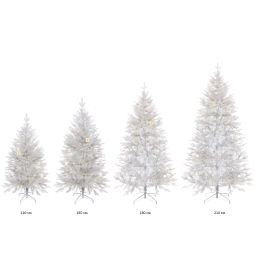 Ёлка "Мальва" 210 см, ПВХ, резина (820 веток), Белая