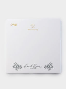Тарелка WY Emerald Essence, d=20 см, фарфор, белая