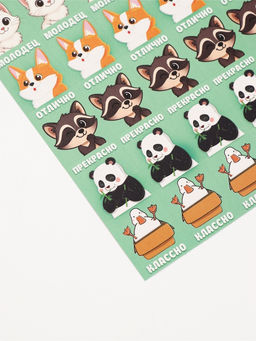 Цена за 10 шт. Наклейки детские оценки «Умница», 10.5×18 см