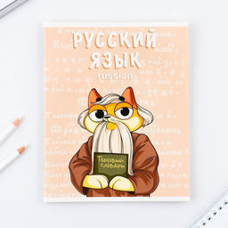 Предметная тетрадь, 48 листов, КОТ, со справочными материалами Русский язык, обложка мелованный картон 230 гр., внутренний блок в линейку 80 гр., белизна 96%,блок №1. - Artfox study фото 7