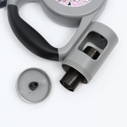 Рулетка с фонарем и отсеком для пакетов 5 м, max = 50 кг, серая - Пушистое счастье фото 6