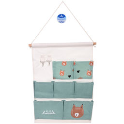 Цена за 2 шт. Карман настенный подвесной "ФРАТТИ БУМ", принт белочка, семь секций, 35*50см (лейбл Селфи)