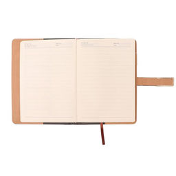 Ежедневник недатированный Calligrata, А5, в линейку, с хлястиком, 100 листов, обложка ПВХ, чёрный