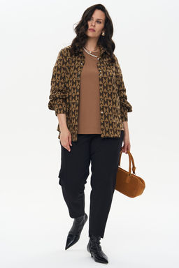 Лонгслив Брау коричневый - Intikoma фото 5